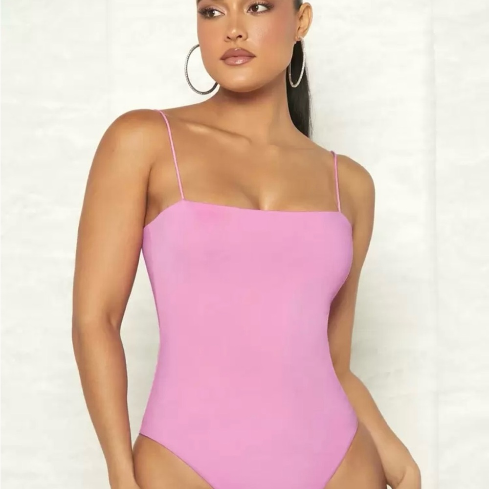 Seamless Baby Pink Bodysuit | Buttery Soft & Stretchy | Small